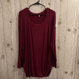 Planet Motherhood Burgundy Long sleeve l Size 3X